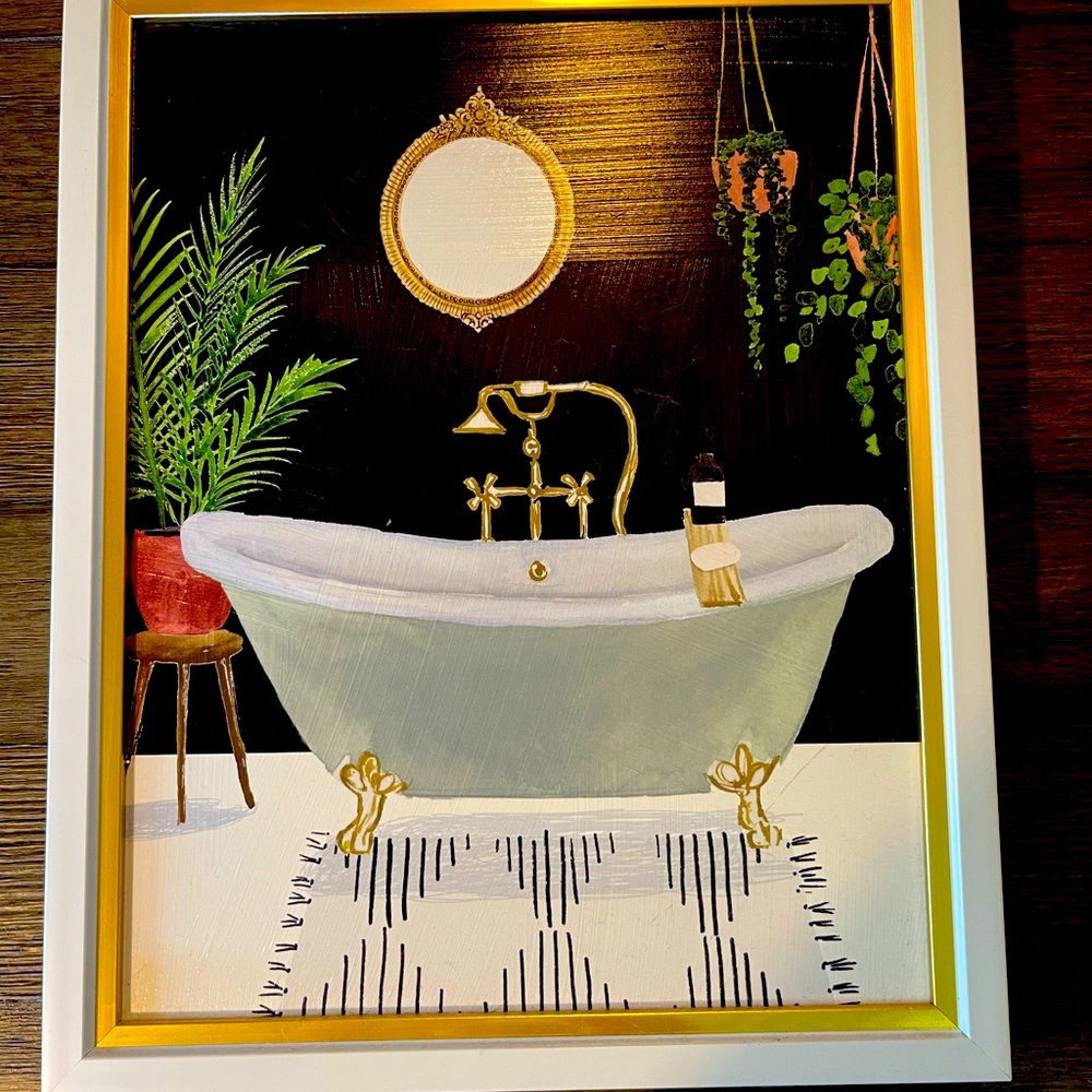 Bathroom wall art